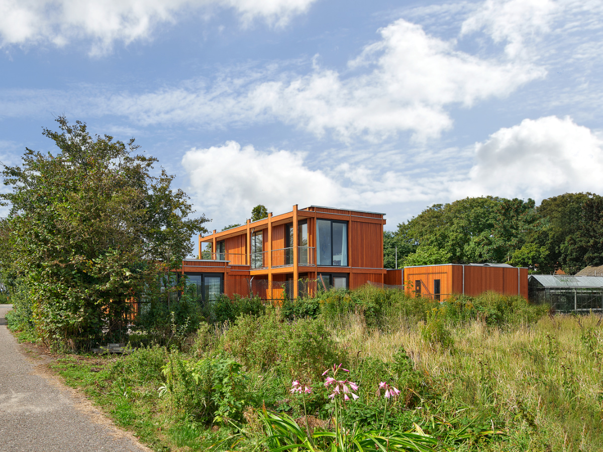 een houten huis