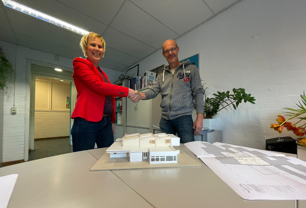 verbouwing basisschool met prefab houtconstructie