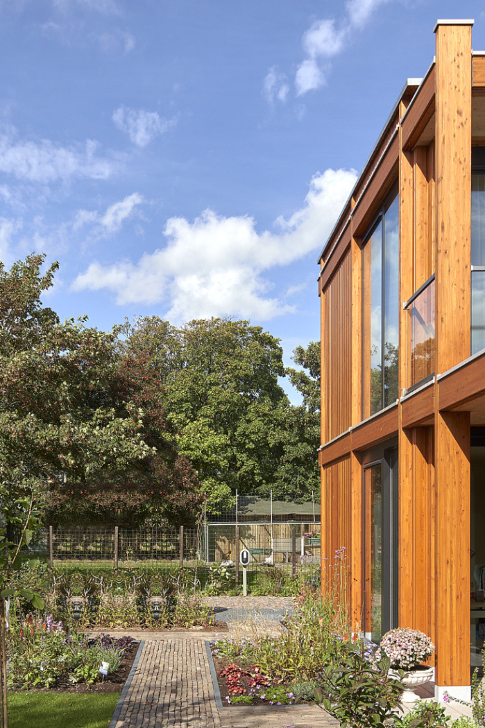 een houten huis